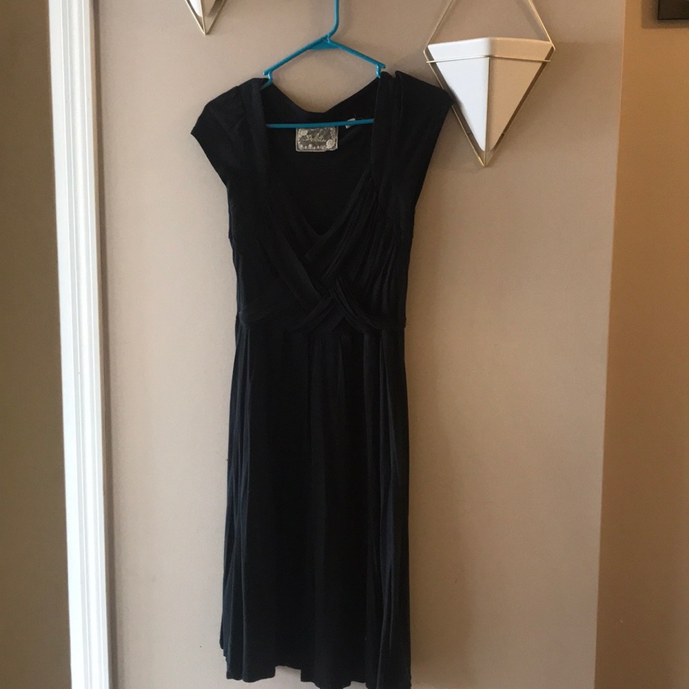 Anthropologie black dress